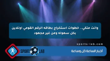 وانت متكي.. خطوات استخراج بطاقة الرقم القومي أونلاين بكل سهولة ومن غير مجهود
